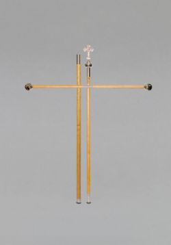 Mât de bannière en bois - 300€